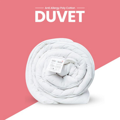 SleepyNights Sleepy Nights Premium Anti Allergy Poly Cotton Duvet Lightweight And Breathable 15 Tog Quilt For Cold Seasons - King - image 1
