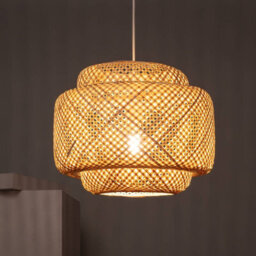 Edit Nagua Bamboo Ceiling Pendant Light Natural - thumbnail 4
