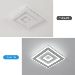 Pheashine Sleek 3-Tier Ceiling Light 42W 6500K Cool White 30Cm Ultra Thin Acrylic Flush Mount - thumbnail 3