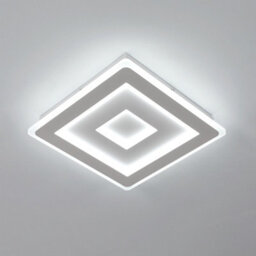 Pheashine Sleek 3-Tier Ceiling Light 42W 6500K Cool White 30Cm Ultra Thin Acrylic Flush Mount - thumbnail 1