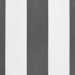 Walplus Replacement Fabric For Awning Garden Sun Shade Canopy Gazebo For Back Door, Porch, Patio Valance Anthracite And White Stripe 3 M - thumbnail 5
