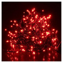 Snowtime 100 Multi Function Led String Lights In Red Indoor / Outdoor