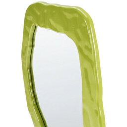 Beliani Wall Mirror Martyre 57 Cm 74 Cm Green - thumbnail 5