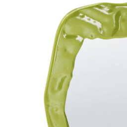 Beliani Wall Mirror Martyre 57 Cm 74 Cm Green - thumbnail 6