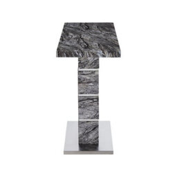 Furniture in Fashion Parini High Gloss Console Table In Melange Marble Effect - thumbnail 6