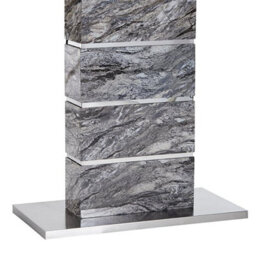 Furniture in Fashion Parini High Gloss Console Table In Melange Marble Effect - thumbnail 7