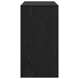 Berkfield Writing Desk Black Oak Engineered Wood 90 X 40 X 76 Cm - thumbnail 5