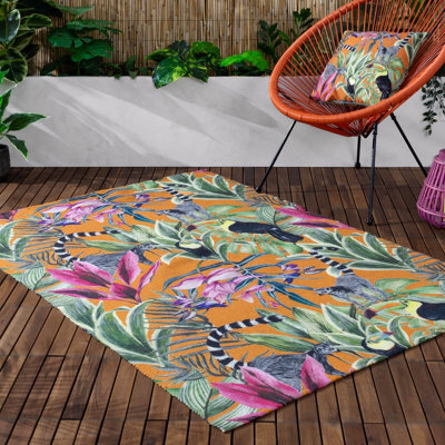 Wylder Kali Animals Outdoor/indoor Washable Rug - image 1