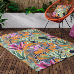 Wylder Kali Animals Outdoor/indoor Washable Rug - thumbnail 1