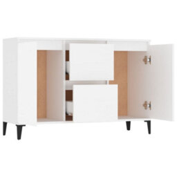 Vidaxl Sideboard White 102X35X70 Cm Engineered Wood - thumbnail 4