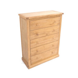 Cabinet Bits Lucca 5 Drawer Chest Of Drawers Wood Knob - thumbnail 3