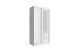 Sophisticated Alaska Sliding Two Door Wardrobe 1000mm X 2060mm X 620mm - Elegant Mirrored Storage Solution - thumbnail 2