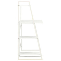 Berkfield Modern Desk With Shelving Unit White 102X50X117 Cm - thumbnail 3