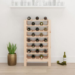 Walplus Wine Rack 61.5X30X107.5 Cm Solid Wood Pine - thumbnail 3