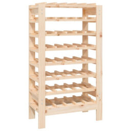 Walplus Wine Rack 61.5X30X107.5 Cm Solid Wood Pine - thumbnail 2