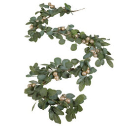 Dibor Eucalyptus Sparkle Xmas Decoration Table Garland Decorative Christmas Garland 2M - thumbnail 2