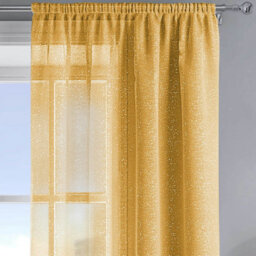 Velosso Alessandria Sparkle Slot Top Voile Panel - Orange - thumbnail 2