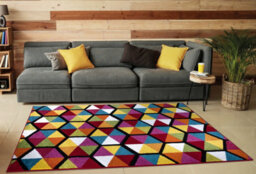 Smart Living Modern Thick Soft Carved Area Rug, Living Room Carpet, Kitchen Floor, Bedroom Soft Rugs 200Cm X 290Cm - Hexagon - thumbnail 1