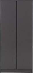Seconique Malvern 2 Door Wardrobe In Grey Finish Hanging Rail And Shelf - thumbnail 6