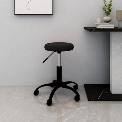 Berkfield Office Swivel Chair Black Velvet - image 1
