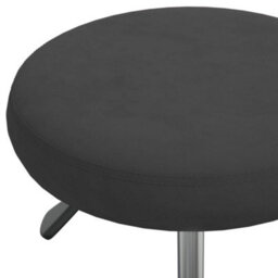 Berkfield Office Swivel Chair Black Velvet - thumbnail 5