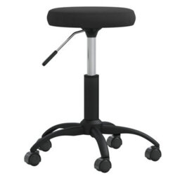 Berkfield Office Swivel Chair Black Velvet - thumbnail 2