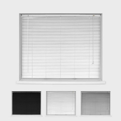 Caecus Blinds Aluminium Venetian Blinds White 135Cm X 210Cm - image 1