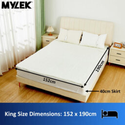 Mylek Electric Blanket King Size Bed Premium Fleece Underblanket Dual Control With Elasticated Skirt - thumbnail 8