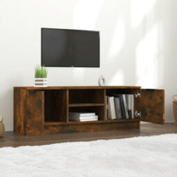 Walplus Tv Cabinet Smoked Oak 102X35X36.5 Cm Engineered Wood - thumbnail 6