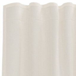 Walplus Voile Curtains With Rod Pockets 2 Pcs Cream - thumbnail 5