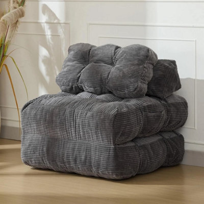 Folding Futon Sofa Bed Convertible Sleeper Chair W Pillow Mattress - image 1