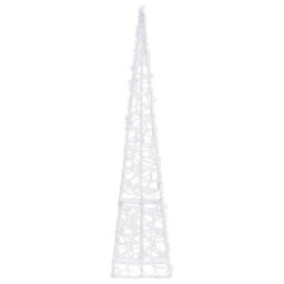 Berkfield Acrylic Decorative Led Light Cone Blue 90 Cm - thumbnail 6