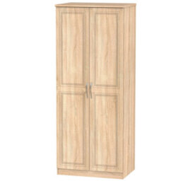Stafford 2 Door Wardrobe In Bardolino Oak (Ready Assembled) - thumbnail 1