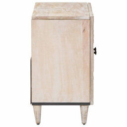 Walplus Bathroom Sink Cabinet White 62 X 33 X 58 Cm Solid Mango Wood - thumbnail 4