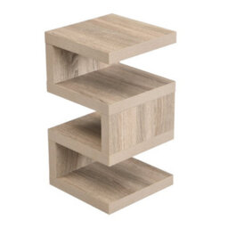 Furniture in Fashion Trio Wooden 2 Tier Side Table In Sanremo Oak - thumbnail 3