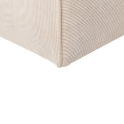 Beliani Corner Sofa 3 Seater Dolva Corduroy Beige Left Hand - thumbnail 8