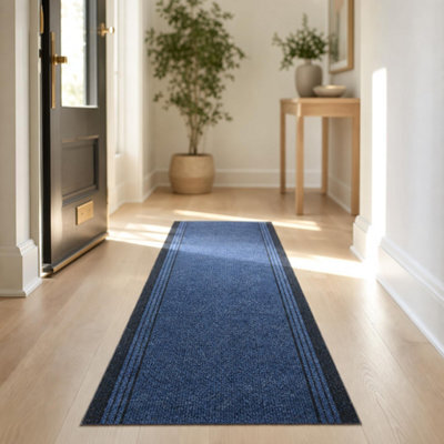 "Bravich Blue Hallway Runner 66 X 30Cm (2'2"" X 1')" - image 1
