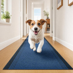 "Bravich Blue Hallway Runner 66 X 30Cm (2'2"" X 1')" - thumbnail 2