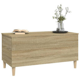Berkfield Coffee Table Sonoma Oak 90X44.5X45 Cm Engineered Wood - thumbnail 4
