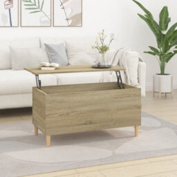 Berkfield Coffee Table Sonoma Oak 90X44.5X45 Cm Engineered Wood - thumbnail 1