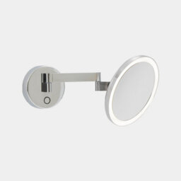 Luminosa Lighting Luminosa Vanity Illuminated Bathroom Mirror Chrome, Sandblasted Led 10.5W 3000K Ip44 Touch Dimming - thumbnail 1