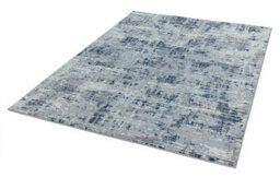 Modern Blue Rug, Abstract Rug For Bedroom, Stain-Resistant Rug For Dining Room, Abstract Blue Rug-160Cm X 230Cm - thumbnail 3