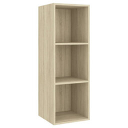 Berkfield 3 Piece Tv Cabinet Set Sonoma Oak Engineered Wood - thumbnail 5