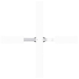 Berkfield Dining Table Leg Spider Shape White 85X85X(72-73) Cm Steel - thumbnail 5