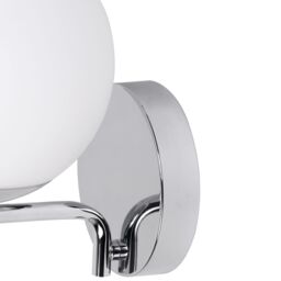 GoodHome Dorres Pendant Silver Chrome Effect Wired Bathroom Wall Light - thumbnail 4