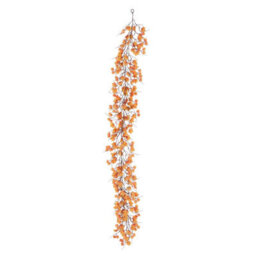 Living And Home Orange Artificial Maple Leaf Garland Home Decoration 200 Cm - thumbnail 7