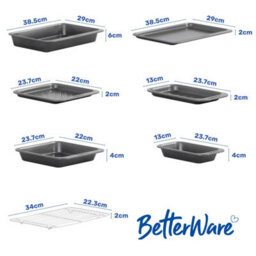 Betterware Stack Ease 7 Piece Bakeware Set - thumbnail 5