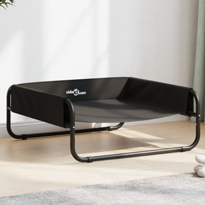Walplus Elevated Dog Bed Anthracite Oxford Fabric And Steel - image 1