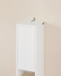 Sobuy Bzr34-Nw,tall Bathroom Cabinet,cupboard Bathroom Storage Unit Freestanding,water-Resistant Mdf With Adjustable Shelves - thumbnail 7