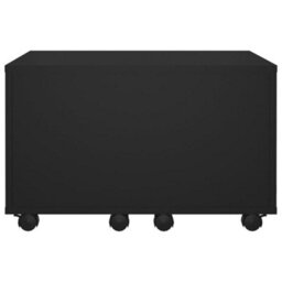 Vidaxl Coffee Table Black 60X60X38 Cm Engineered Wood - thumbnail 5